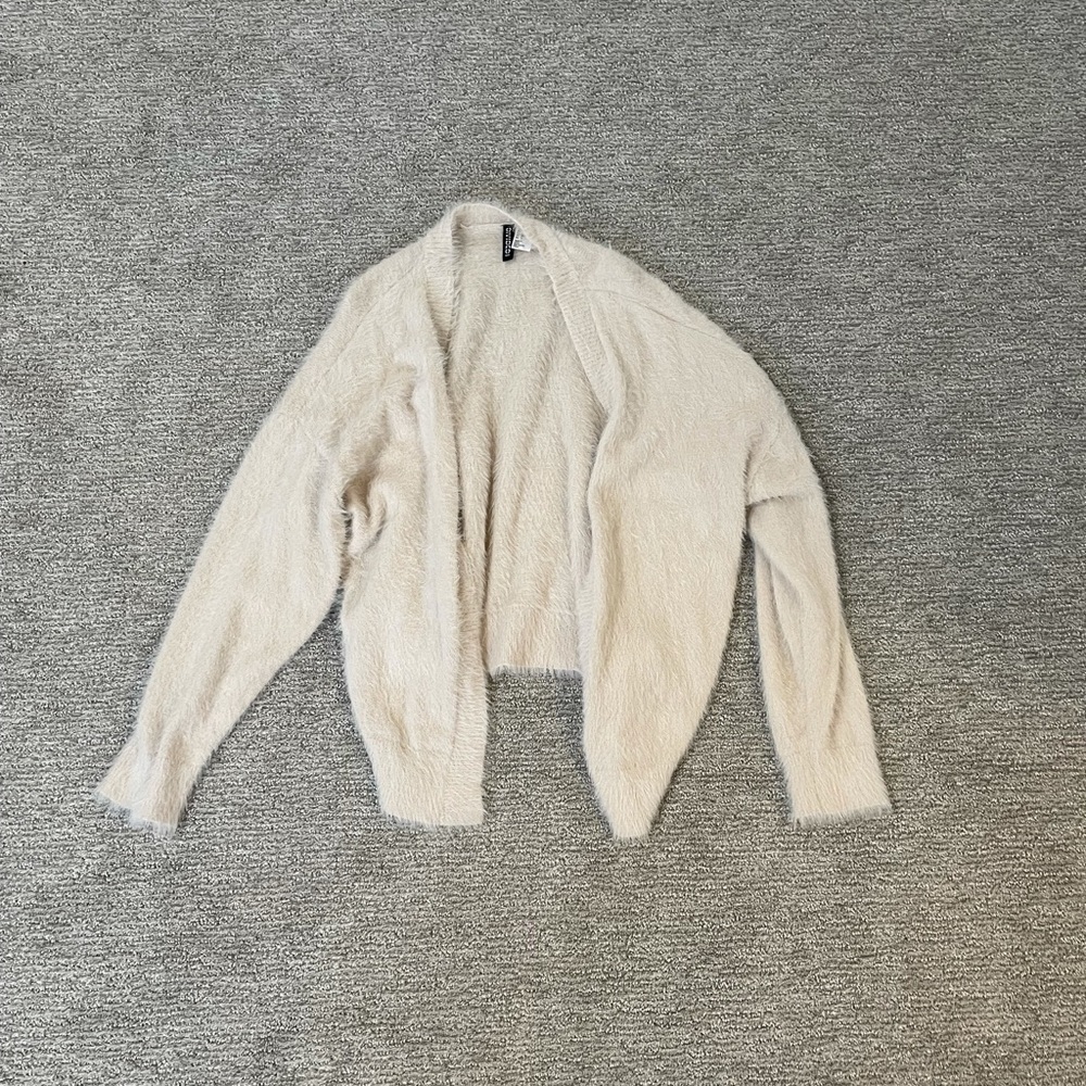 Fluffy cardigan